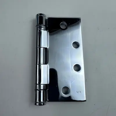 (Lot of 2) IVES 4.5" x 4.5" Commercial Door Hinge Ball Bearing Bright Chrome - Thumbnail 5