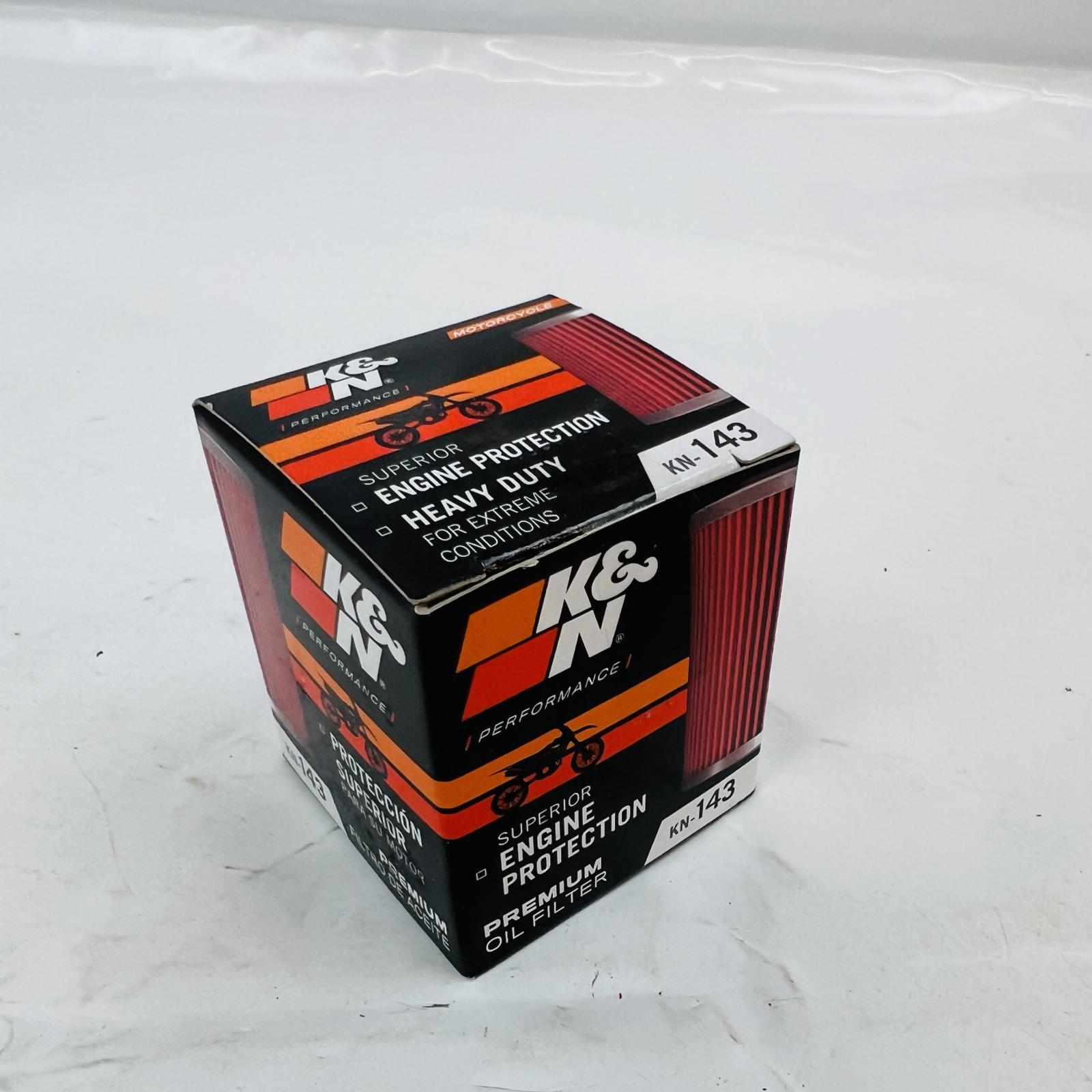 Lot of 2 K&N KN-143 Oil Filters – High-Performance Spin-On - Photo 1 - Real photo at TamDo.us