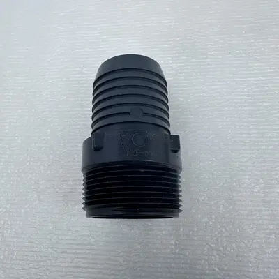Lot of 2 LASCO 1 1/2” PVC Threaded Slip Male Adapter Fitting - Thumbnail 2