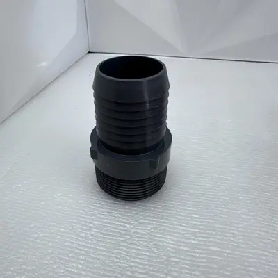 Lot of 2 LASCO 1 1/2” PVC Threaded Slip Male Adapter Fitting - Thumbnail 5