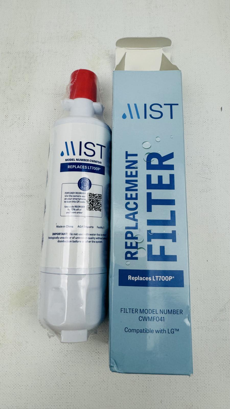 Lot of 2 Mist CWMF041 Water Filters for LG LT700P Refrigerator Replacement - Photo 1 - Real photo at TamDo.us