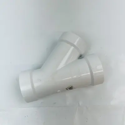 (Lot of 2) Nibco 4810 PVC DWV 2" x 2" x 2" Wye Tee Fitting - Thumbnail 2