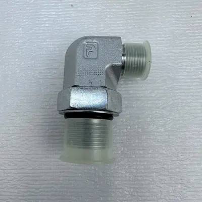 Lot of 2 Parker 12 C50L0-S Seal-Lok O-Ring Face Seal Tube Fitting - Thumbnail 3