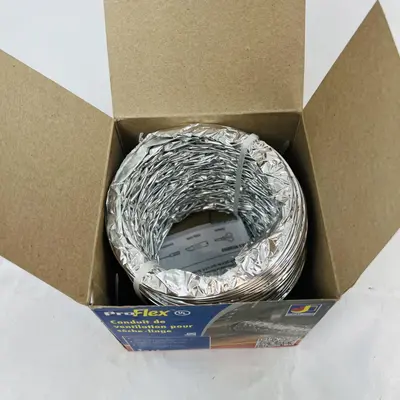 (Lot of 2) ProFlex Conduit de ventilation pour 4 po x 5 pi - Thumbnail 5