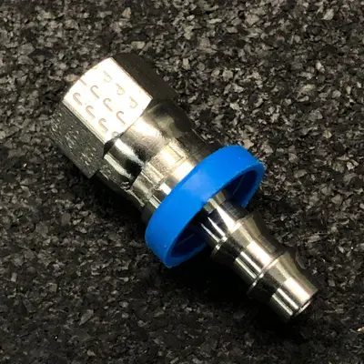 Lot of 2 SSP H80250-4-4 Push-on x Female Connectors - Thumbnail 1
