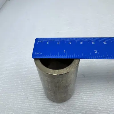 (Lot of 2) Straight Stainless Steel Union Fitting - Thumbnail 1