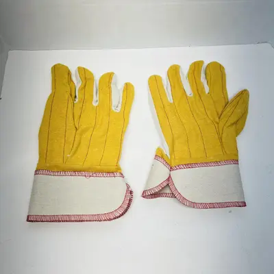 (Lot of 2) Sunrise Oilfield Supply Work Gloves New Collector Farmhouse Decor - Thumbnail 4