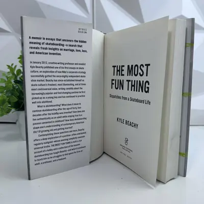 Lot of 2 The Most Fun Thing by Kyle Beachy Hardcover - Thumbnail 3