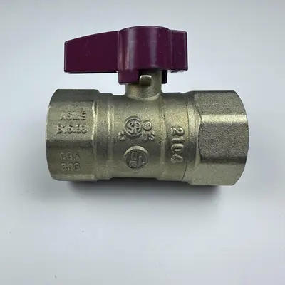 Lot of 2 UL GBV03 1" Shut-Off Valve 250 PSI Max - Thumbnail 3