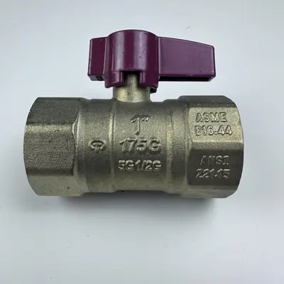 Lot of 2 UL GBV03 1" Shut-Off Valve 250 PSI Max - Thumbnail 2