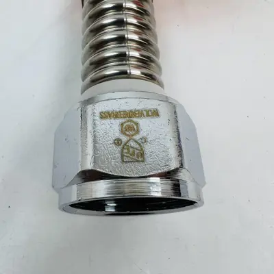 (Lot of 2) Wolverine Brass 3/4" FIP x 3/4" FIP x 18" L Water Heater Connector - Thumbnail 1