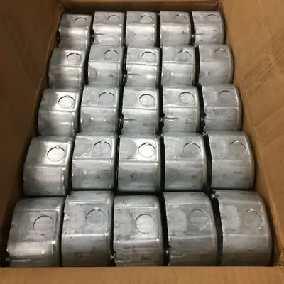 Lot of 25 Eaton TP288 4" Octagon Electrical Boxes - Thumbnail 2