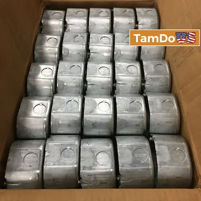 Lot of 25 Eaton TP288 4" Octagon Electrical Boxes - New Open Box - Real photo at TamDo.us