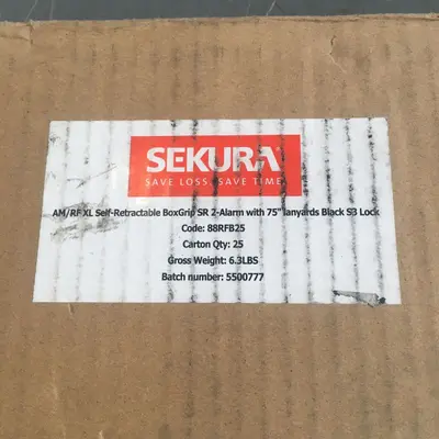 Lot of 25 SEKURA AM/RF BoxGrip 2-Alarm Security Tags - Thumbnail 7