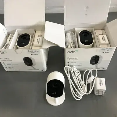 Lot Of 3 Arlo VMC2040-100NAS Essential Indoor Wired Camera - Excellent - Real photo at TamDo.us