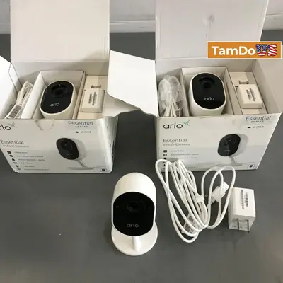 Lot Of 3 Arlo VMC2040-100NAS Essential Indoor Wired Camera - Thumbnail 2
