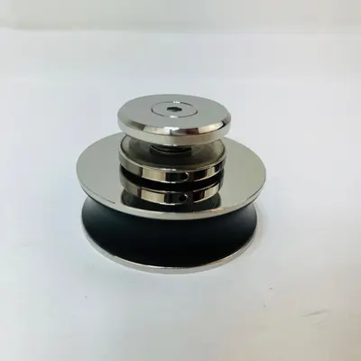 Lot of 3 CR Laurence CRER2PS Stainless Concentric Roller Assembly Glass Door - Thumbnail 3
