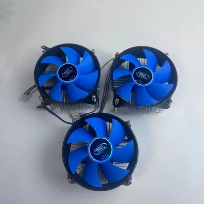 (Lot of 3) DeepCool CPU Air Cooler Heatsink Blue Fan  Aluminum Intel AMD - Thumbnail 1