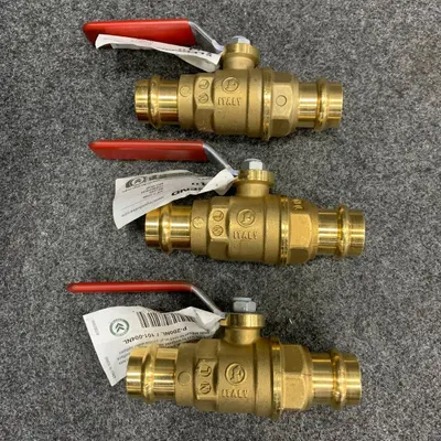Lot of 3 LEGEND P-200NL 3/4" No Lead Ball Valve, Brass - Thumbnail 2