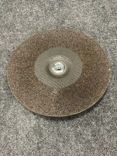 (Lot of 3) Radnor 9" x 1/4" x 5/8"-11 Grinding Wheel Type 27 Depressed Center - Thumbnail 2