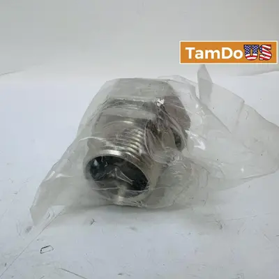Lot of 3 Threaded Pipe Fitting Adapter Coupling 1/2" NPT Male x Female - Thumbnail 1