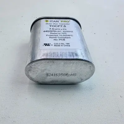Lot of 3 Titan Pro TOCF7.5 Capacitors 7.5 µF ±5% - Thumbnail 7