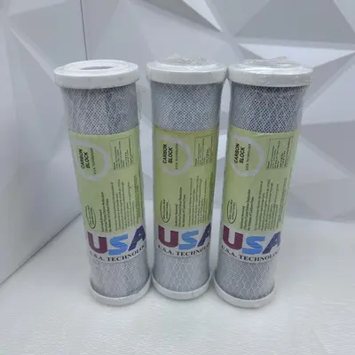 (Lot of 3) Water Filter Carbon Block USA Technology Sediment Removal Chlorine - Thumbnail 4