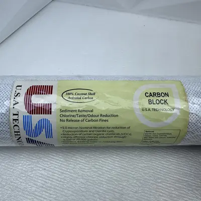 (Lot of 3) Water Filter Carbon Block USA Technology Sediment Removal Chlorine - Thumbnail 2