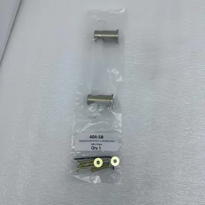 Lot of 4 404-SB Adjustable Clear Acrylic Cabinet Bar Pulls - Thumbnail 4
