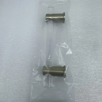 Lot of 4 404-SB Adjustable Clear Acrylic Cabinet Bar Pulls - Thumbnail 2
