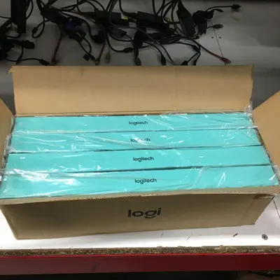 Lot of 4 Logitech MK120 Wired Keyboard and Mouse Combos Full Size USB Desktop PC - Thumbnail 2