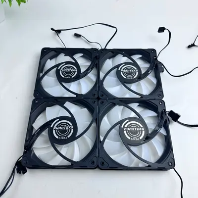 (Lot of 4) Phanteks M25-120 PWM 120mm PC Case Fan Set FOR Desktop Computer PC - Thumbnail 6