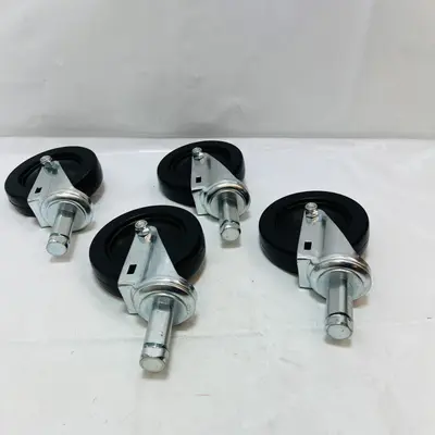 Lot of 4 Swivel Polyurethane Casters - Thumbnail 7