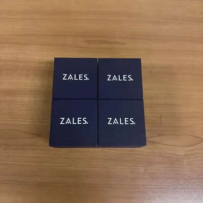 (Lot of 4) Zales Jewelry box EMPTY Earring, Bracelet, Necklace Ring - Thumbnail 2