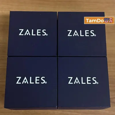 (Lot of 4) Zales Jewelry box EMPTY Earring, Bracelet, Necklace Ring - Thumbnail 3