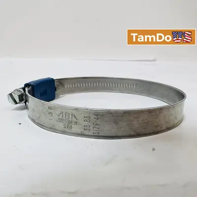 Lot of 5 ABA Sweden S20 Hose Clamp Size 44, 68-85mm Stainless - New - Real photo at TamDo.us
