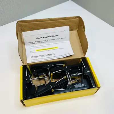 Lot of 5 Authenzo Mouse Trap / Mouse Hunt 6-Pack – Total 30 Traps - Thumbnail 5