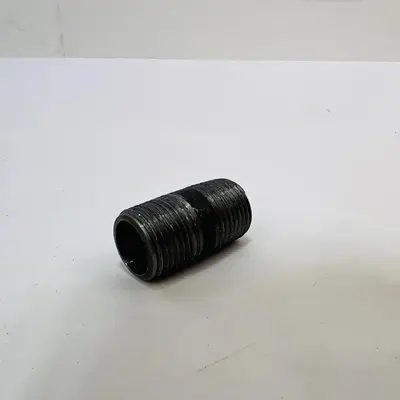 (Lot of 5) Black Pipe Nipple 1/2" x 1-1/2" NPT Threaded Steel Plumbing Fitting - Thumbnail 2