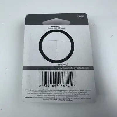 Lot of 5 BrassCraft SC0541 O-Rings 1-1/4" x 1-1/2" OD x 1/8" Thick - Thumbnail 1