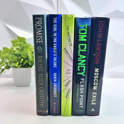 Lot of 5 Hardcover Fiction Books – Clancy, Lawton, Smirnoff, Griffiths, Sheehy - Thumbnail 4