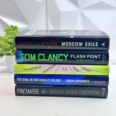 Lot of 5 Hardcover Fiction Books – Clancy, Lawton, Smirnoff, Griffiths, Sheehy - Thumbnail 2