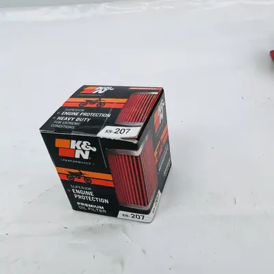 Lot of 5 K&N KN-207 Motorcycle Oil Filters - New - Real photo at TamDo.us