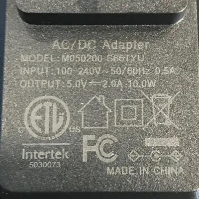 Lot of 5 M050200-S86TYU AC Adapter 5V 2A - Thumbnail 4