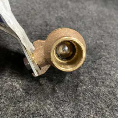 LOT OF 5 NIBCOS S-585-70-66 Two-piece Bronze Ball Valve 3/4" Solder - Thumbnail 8