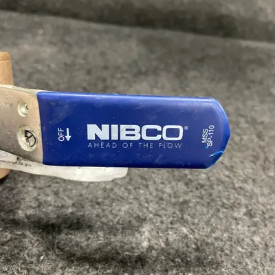 LOT OF 5 NIBCOS S-585-70-66 Two-piece Bronze Ball Valve 3/4" Solder - Thumbnail 2