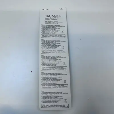SKOANBE 10PCS LR1130 1.5V Button Cell Battery - Thumbnail 3