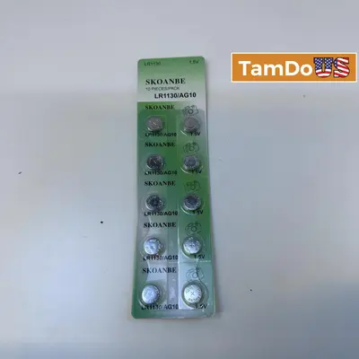 SKOANBE 10PCS LR1130 1.5V Button Cell Battery - New - Real photo at TamDo.us