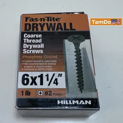 Fas-n-Tite #6 x 1-1/4-in Bugle Coarse Thread Drywall Screws - Thumbnail 6