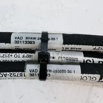 (Lot of 6) Parker 387-4 Hydraulic Hose Assemblies, 1/4" (6.3mm), 3000 PSI, USA - Thumbnail 3