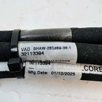 Lot of 6 Parker 387-4 Hydraulic Hoses, 1/4" (6.3mm) 17" Length - Thumbnail 6